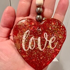 Red Heart Love Ornament
